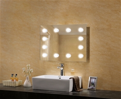 Sunflower LED mirror