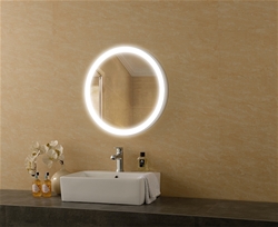 Galaxy lighted mirror